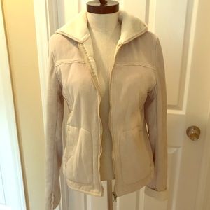 Women’s soft coat with plush interior